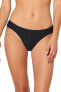 Jessica Simpson Women's 246604 Solid Bikini Bottom Black Swimwear Size M