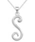 ფოტო #7 პროდუქტის Capital Initial Pendant in Sterling Silver