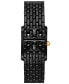 ფოტო #3 პროდუქტის Women's The Eleanor Black-Tone Stainless Steel Bracelet Watch 25mm