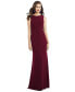 ფოტო #1 პროდუქტის Women's Draped Backless Crepe Dress with Pockets