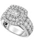 ფოტო #1 პროდუქტის Diamond Double-Halo Engagement Ring (3 ct. t.w.) in 14k White Gold