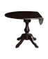 Фото #11 товара 42" Round Dual Drop Leaf Pedestal Table