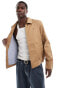 Tommy Hilfiger Zip-Thru Ivy Jacket in Light Brown