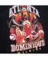 Men's Dominique Wilkins Black Atlanta Hawks Hardwood Classics Bling Concert Player T-shirt