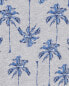 Kid Palm Tree Print Pocket Tank 10