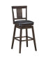 Фото #1 товара Swivel Bar Stool 29 inch Upholstered Pub Height Bar Chair
