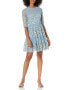 BCBGMAXAZRIA 291345 Women's Mini Evening Dress, Shadow, Size 6