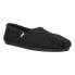 Фото #2 товара TOMS Alpargata Slip On Womens Black Flats Casual 10018883T