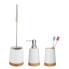 Bad-Accessoire-Set Bamboo (3-teilig)