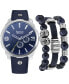 Фото #1 товара Наручные часы ARMANI EXCHANGE Men's Spencer Three Hand Date Silver-Tone Stainless Steel Watch 44mm