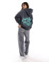 Фото #1 товара Good For Nothing backprint hoodie in grey