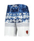 Фото #3 товара Men's Navy, White Chicago Bears Ocean Tide Swim Trunks