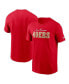 Фото #1 товара Men's Scarlet San Francisco 49ers Essential Cotton T-shirt