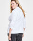 ფოტო #2 პროდუქტის Plus Size 3/4-Sleeve Blazer, Created for Macy's