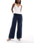 Фото #1 товара Superdry Linen low rise pants in dress blue