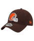 ფოტო #3 პროდუქტის Men's Brown Cleveland Browns Distinct 9TWENTY Adjustable Hat