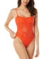 ფოტო #1 პროდუქტის Women's Scoop-Neck Cutout Swimsuit