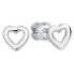 Silver Heart Earrings 431 001 01283 04