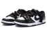 Фото #3 товара 【定制球鞋】 Nike Dunk Low BIGNIU 烦躁黑白 高街 美式 解构鞋带 手绘喷绘 低帮 板鞋 男款 黑白绿 / Кроссовки Nike Dunk Low DD1391-100