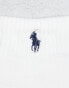 Polo Ralph Lauren 6 pack quarter trainer socks in white