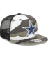 Фото #4 товара Men's Urban Camo Dallas Cowboys 9FIFTY Trucker Snapback Hat