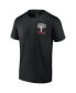 ფოტო #2 პროდუქტის Big Boys Black Texas Rangers 2023 World Series Champions Signature Roster T-shirt