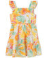 Little Girls Floral-Print Ruffled Dress