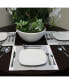 Фото #5 товара Столовые приборы Gibson Home hammered 46 Piece Flatware Set with Wire Caddy