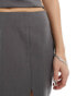 Kaiia tailored mini skirt co-ord in charcoal grey