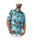 Фото #1 товара Men's Light Blue Buffalo Bills Jungle Parrot Party Button-Up Shirt