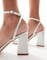 Be Mine Bridal Wink 2 heeled sandals in ivory satin