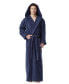 ფოტო #1 პროდუქტის Men's Thick Full Ankle Length Hooded Turkish Cotton Bathrobe