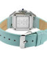Women's Milan Exquisite Turquoise Leather Watch 27.5mm