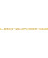 Фото #5 товара Italian Gold figaro/Mariner Link 22" Chain Necklace in 10k Gold