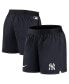 Фото #2 товара Шорты спортивные Nike женские Navy New York Yankees Коллекция Аутентичных командных шортов