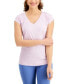 Фото #1 товара Ideology Rapidry Heathered Performance T-Shirt, Women's X-small purple