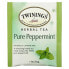 Фото #3 товара Twinings, травяной чай, чистая перечная мята, без кофеина, 25 чайных пакетиков, 50 г (1,76 унции)