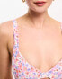 The Frolic Maternity beryl ditsy floral balcony bikini top in pink Розовый, 40 - фото #4