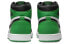 Air Jordan 1 High OG Black and Lucky Green" DZ5485-031 Sneakers"