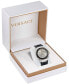 ფოტო #4 პროდუქტის Men's Swiss Chronograph Greca Extreme Black Silicone Strap Watch 45mm