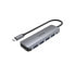 Фото #1 товара USB-разветвитель Unitek P5+ Серый