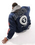 Фото #3 товара Aape By A Bathing Ape college varsity jacket in navy