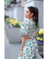 ფოტო #5 პროდუქტის Danielle Green Garden Midi Dress