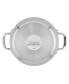 Фото #2 товара 3-Ply Base Stainless Steel 4 Quart Induction Casserole with Lid