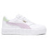 Puma Cali Court New Bloom Perforated Platform Womens White Sneakers Casual Shoe