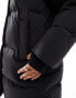 Фото #2 товара Selected Femme Down mid length puffer jacket in black