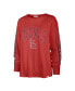 Фото #2 товара Women's Red St. Louis Cardinals Statement Long Sleeve T-shirt
