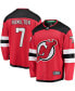 Фото #4 товара Men's Dougie Hamilton Red New Jersey Devils Home Premier Breakaway Player Jersey