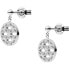 Glittering silver earrings Romantic JFS00524040