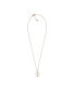 Фото #2 товара Women's Sofie Sea Glass White Organic-Shaped Pendant Necklace, SKJ1813791